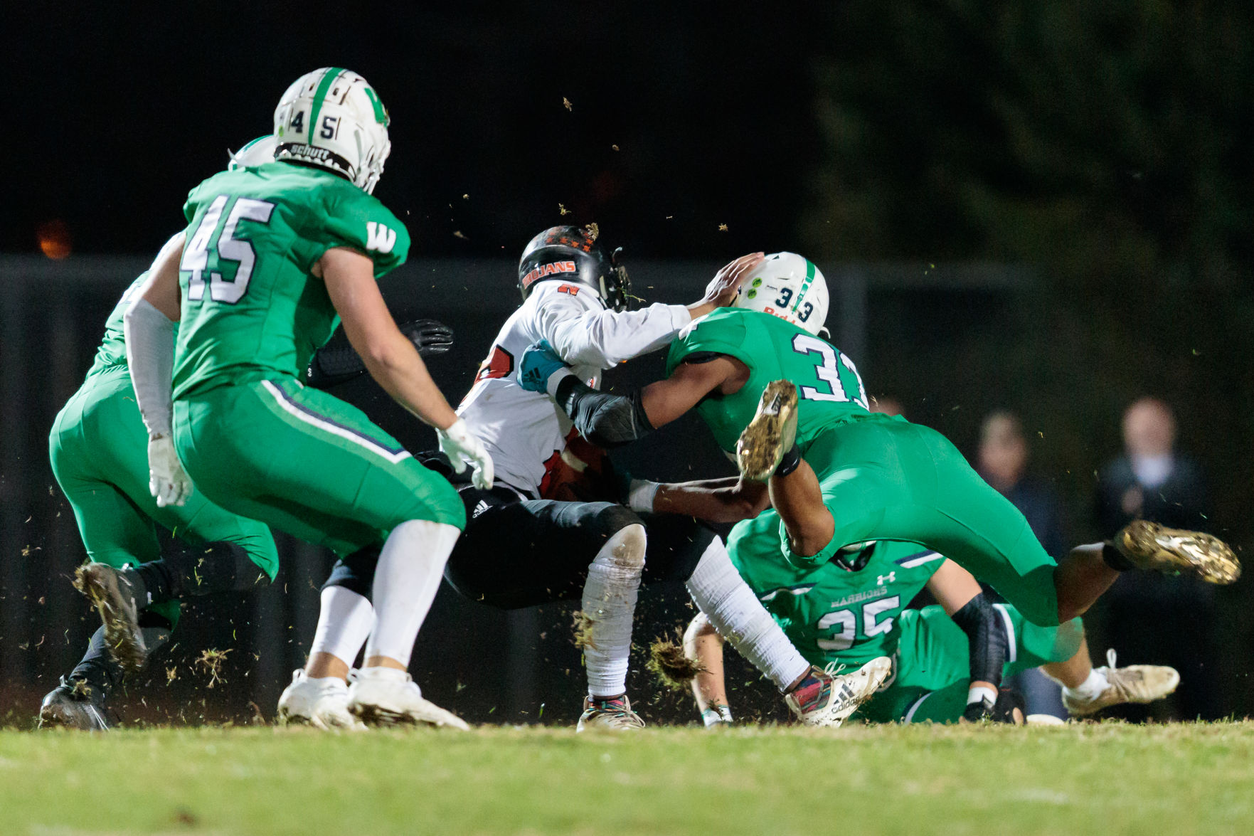 The Northwest Cabarrus Trojans fall to the Weddington Warriors in the third round of the 3AA State playoffs.